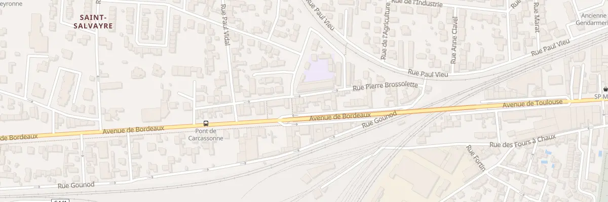 Plan du 5 Rue Pierre Brossolette à Narbonne