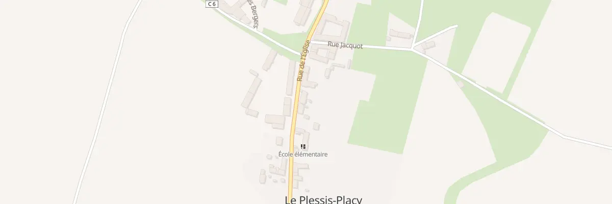 Plan du 23 Rue de l’Eglise au Plessis-Placy