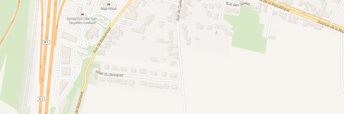 Plan du 38 Rue de Quiéry à Noyelles-Godault