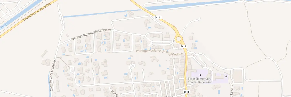 Plan du 13 Rue Madame de la Fayette à Saint-Nazaire