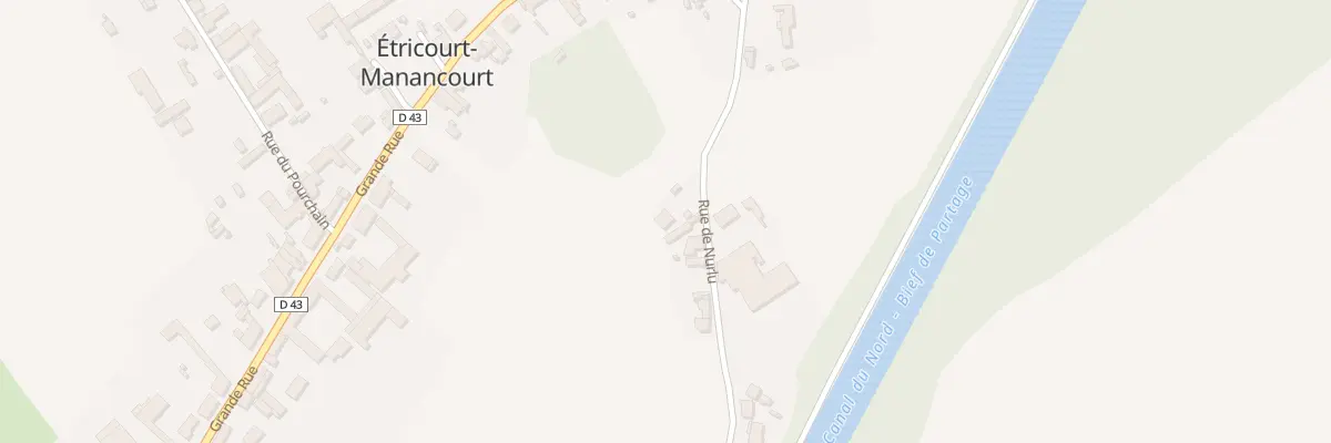 Plan du 4 Rue de Nurlu à Étricourt-Manancourt