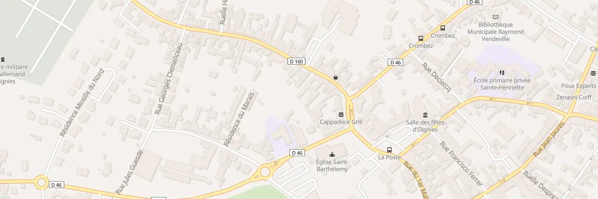 Plan du 17 Rue des 80 Fusillés à Oignies