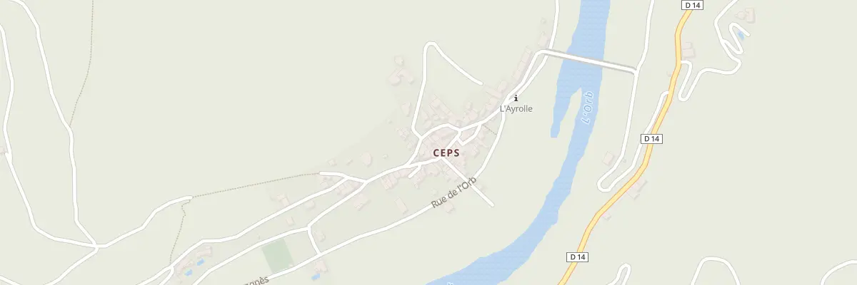 Plan du 5151 Ceps à Roquebrun