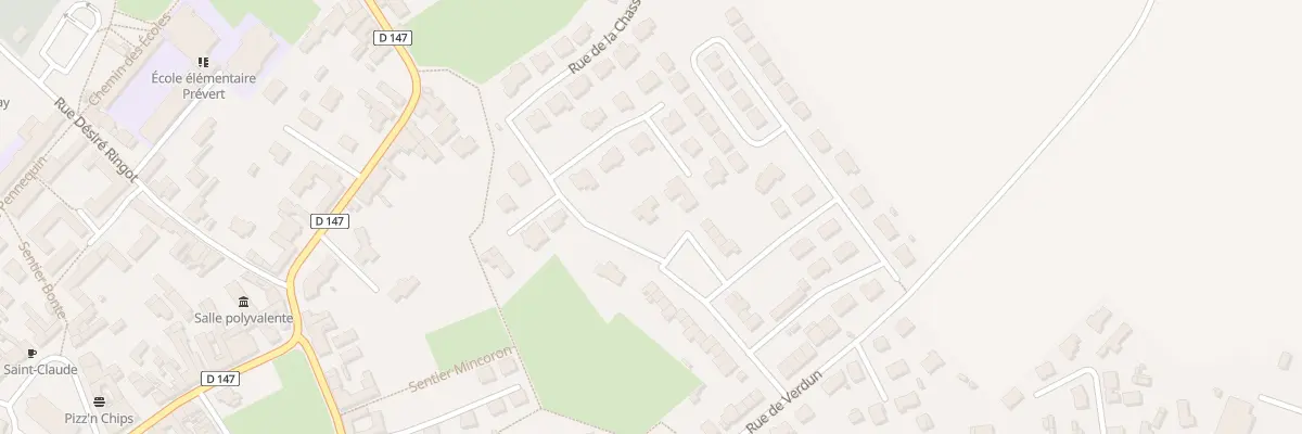 Plan du 18 Rue Edouard Lalo à Gondecourt