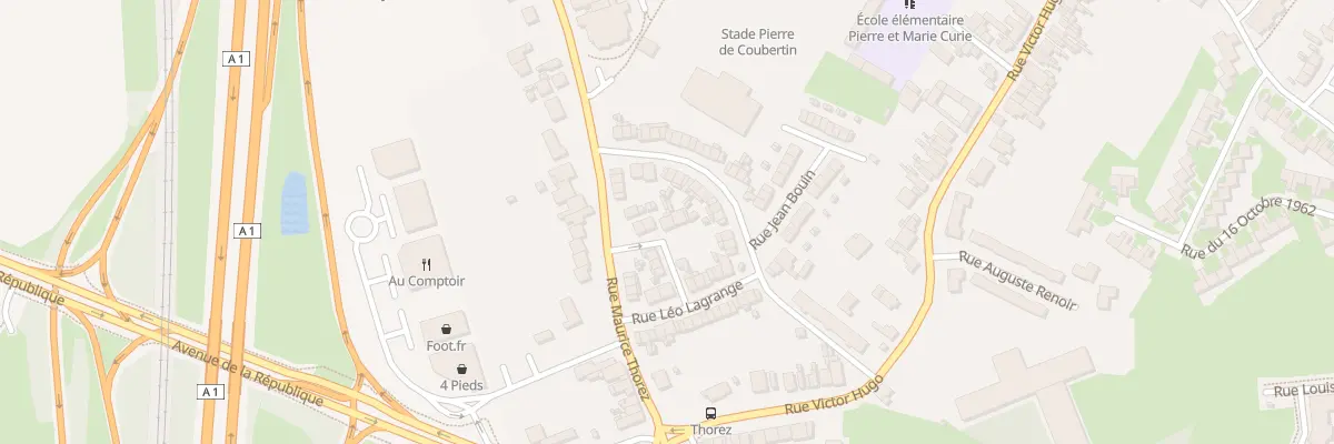 Plan du 5 Rue Roland Garros à Noyelles-Godault