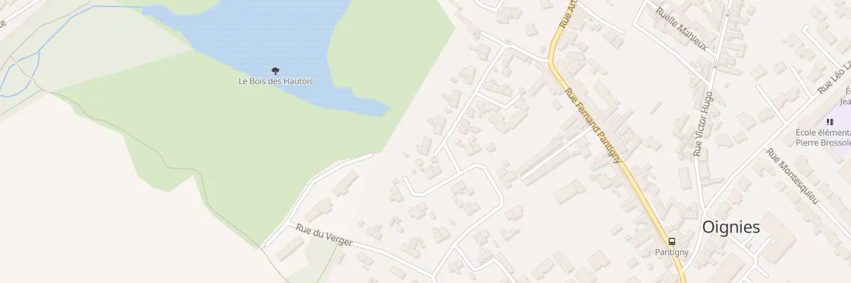 Plan du 33 Rue du Verger à Oignies