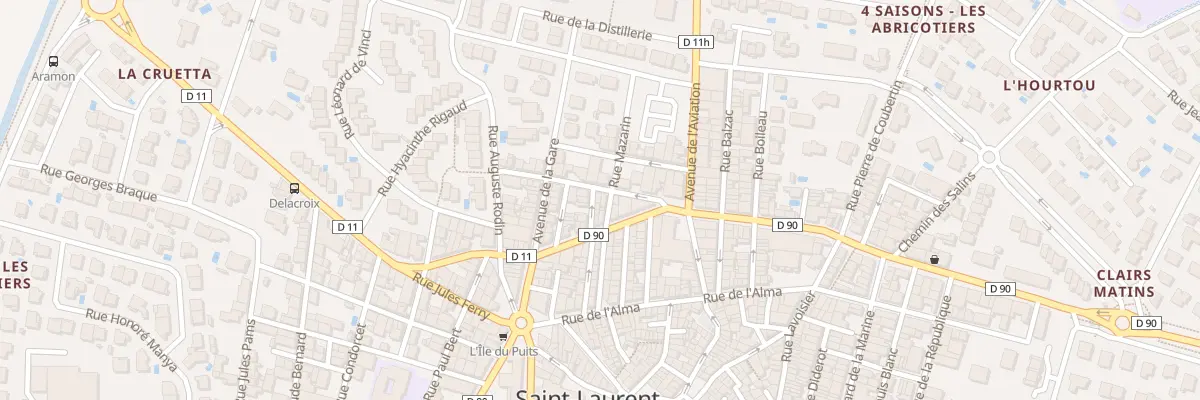 Plan du 6 Rue Massena à Saint-Laurent-de-la-Salanque