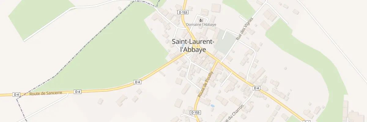 Plan du 1 Rte de Sancerre à Saint-Laurent-l’Abbaye