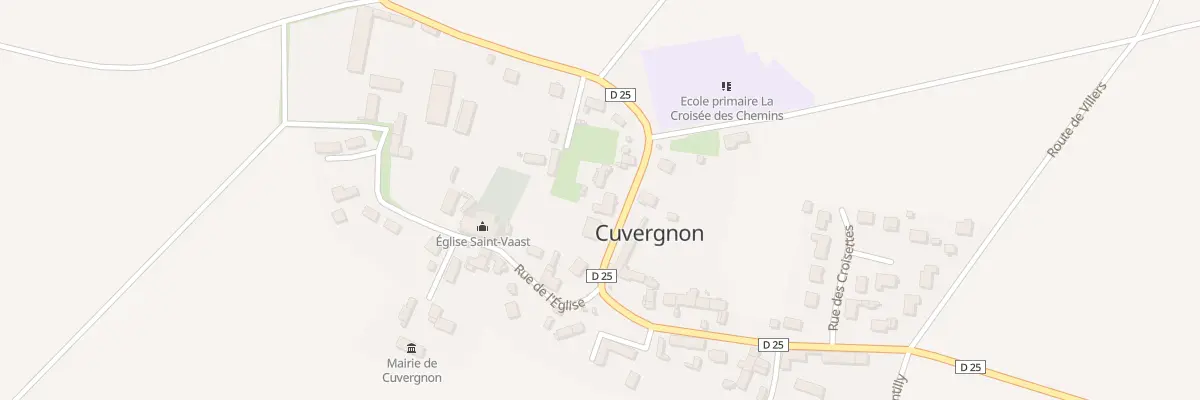 Plan du 319 Rue St Vaast à Cuvergnon