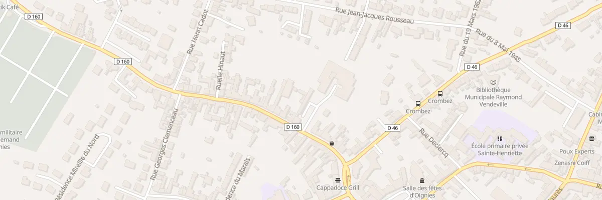 Plan du 22B Rue des 80 Fusillés à Oignies