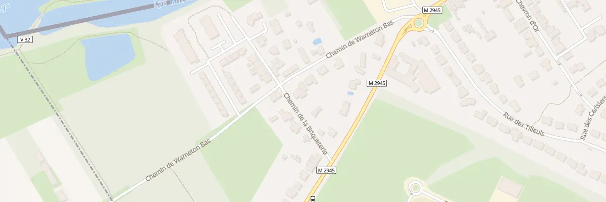 Plan du 265 Che de Warneton à Comines