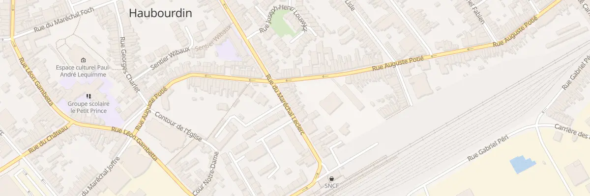 Plan du 71 Rue du Mal Leclerc à Haubourdin