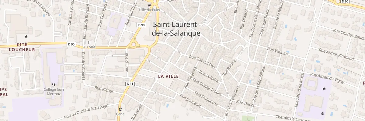Plan du 14 Rue Gabriel Péri à Saint-Laurent-de-la-Salanque