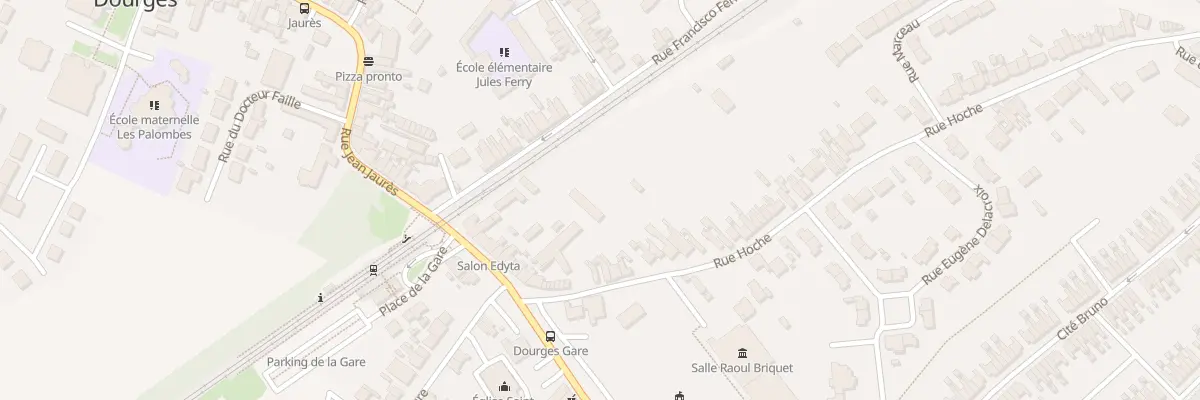 Plan du 13 Rue Hoche à Dourges