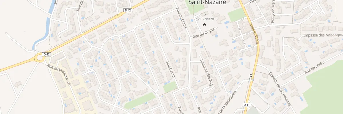Plan du 3 Rue Cabrit à Saint-Nazaire