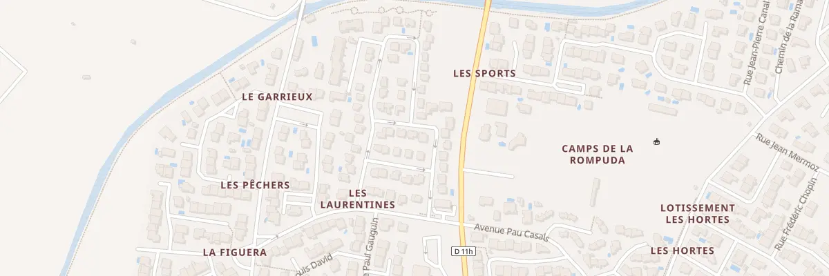 Plan du 16 Rue Fernand Got à Saint-Laurent-de-la-Salanque