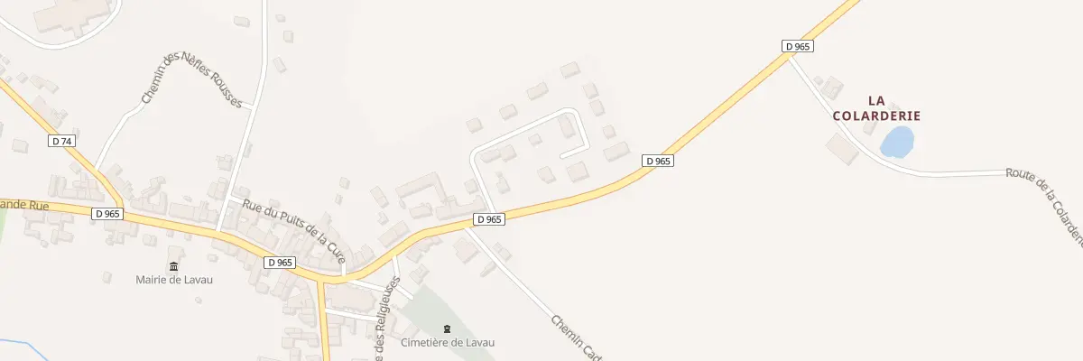 Plan du 19 All des Closiers à Lavau