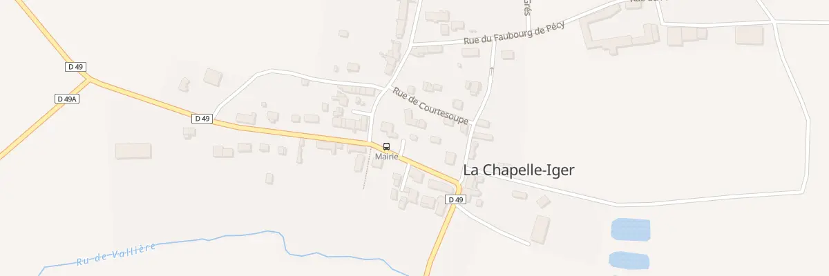 Plan du 2 Pl du Prieuré à La Chapelle-Iger