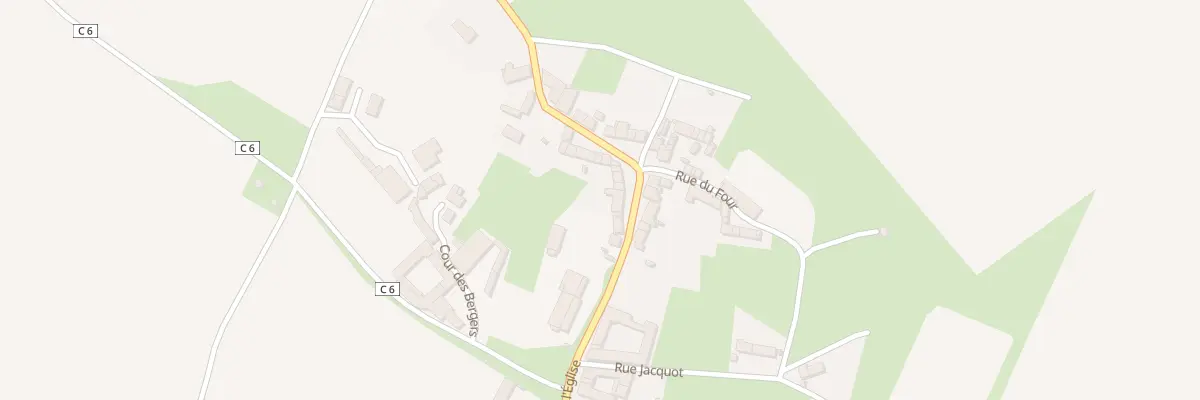 Plan du 6 Rue de l’Eglise au Plessis-Placy