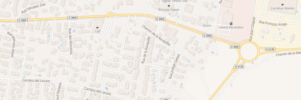 Plan du 57 Rue de la Rouquille à Sigean