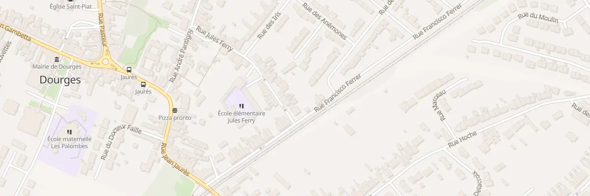 Plan du 29 Rue Jules Ferry à Dourges