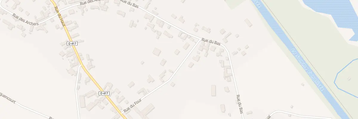 Plan du 13 Rue du Four à Voyennes