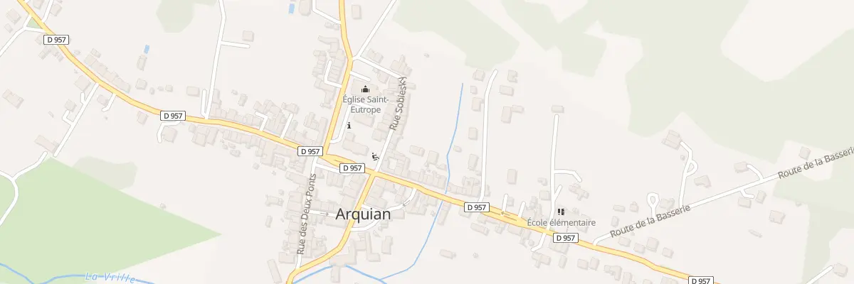 Plan du 5 Rue Sobiesky à Arquian