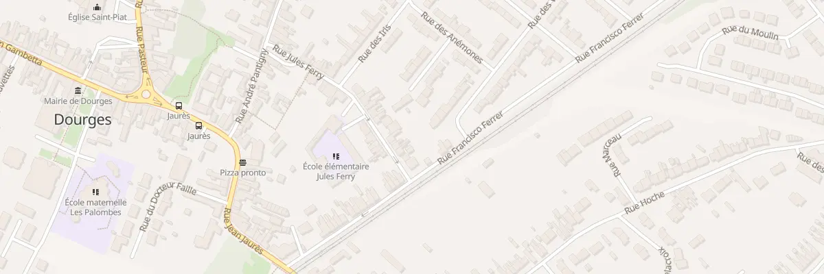 Plan du 27 Rue Jules Ferry à Dourges