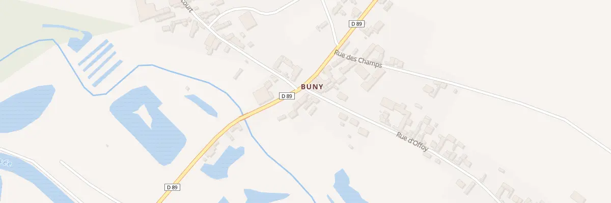 Plan du 2 Rue d’Offoy à Voyennes