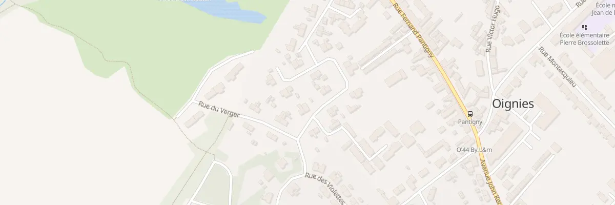 Plan du 12 Rue du Verger à Oignies