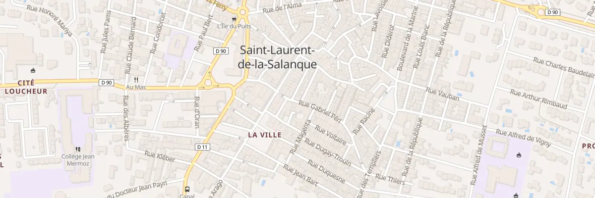 Plan du 21 Rue Gabriel Péri à Saint-Laurent-de-la-Salanque