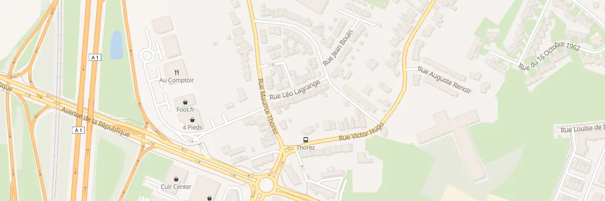 Plan du 10 Rue Léo Lagrange à Noyelles-Godault
