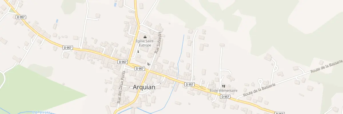 Plan du 12 Rue Sobiesky à Arquian