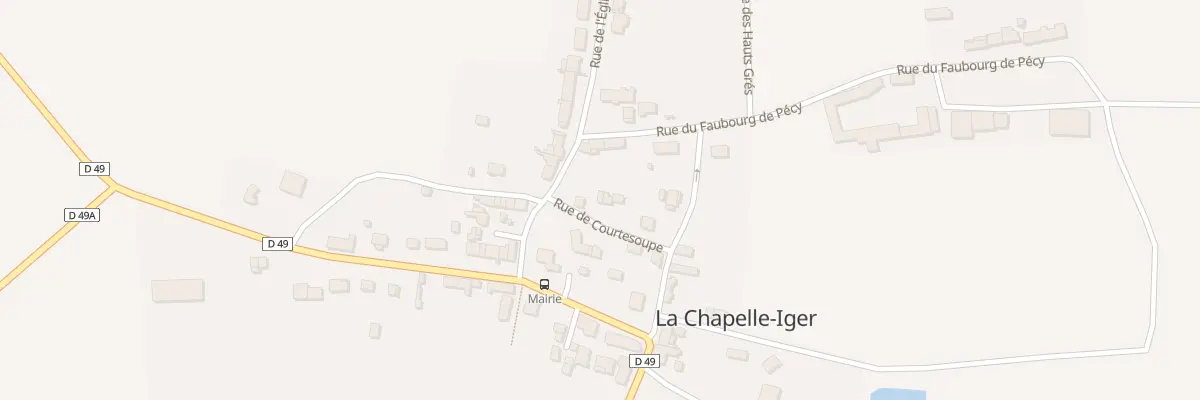 Plan du 3 Rue de Courtesoupe à La Chapelle-Iger