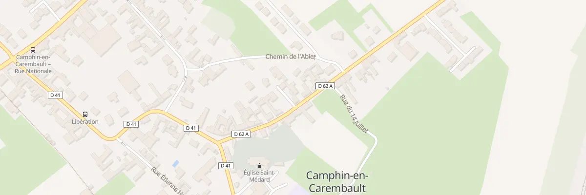 Plan du 17 Rue du 14 Juillet à Camphin-en-Carembault