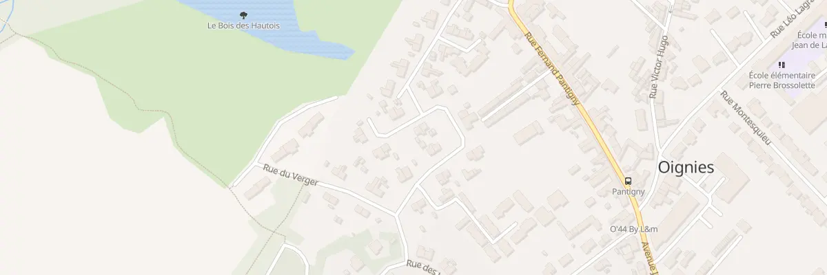 Plan du 24 Rue du Verger à Oignies