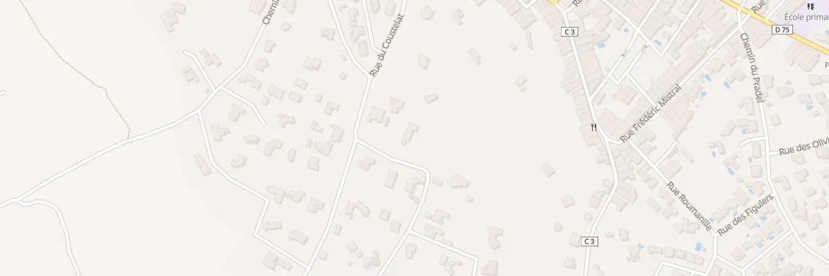 Plan du 71 Rue des Frigoules à La Palme