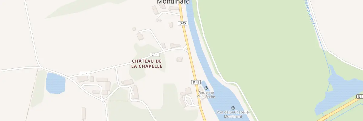 Plan du 7 Rte du Canal à La Chapelle-Montlinard