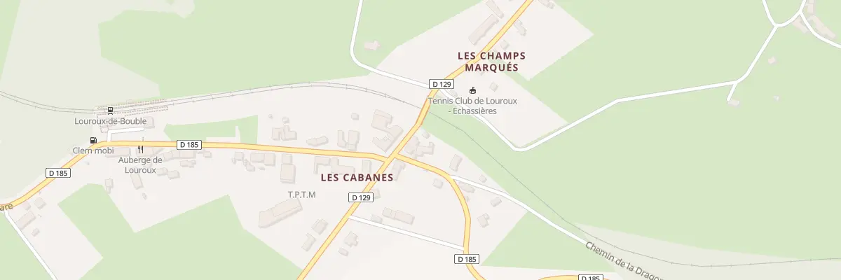 Plan du 4 Rte de Bois Mal à Louroux-de-Bouble