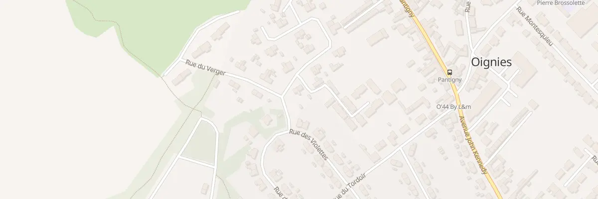 Plan du 9 Rue du Verger à Oignies