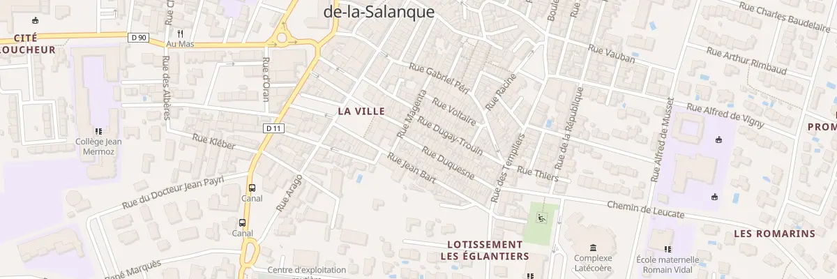Plan du 9 Rue Duquesne à Saint-Laurent-de-la-Salanque