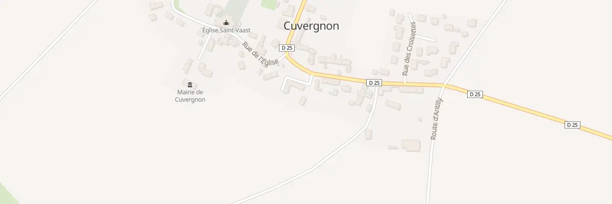 Plan du 5 Pl St Vaast à Cuvergnon