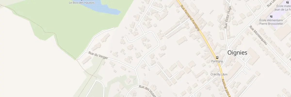 Plan du 14 Rue du Verger à Oignies
