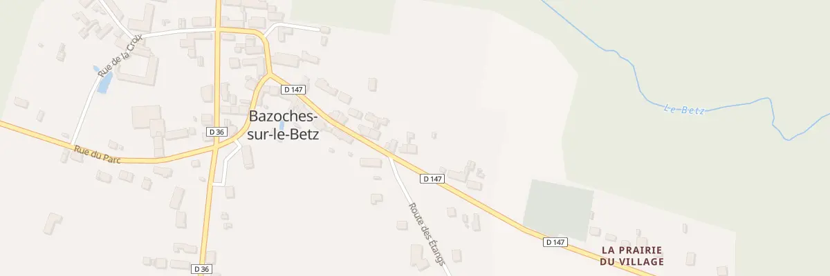 Plan du 21 Rue du Midi à Bazoches-sur-le-Betz