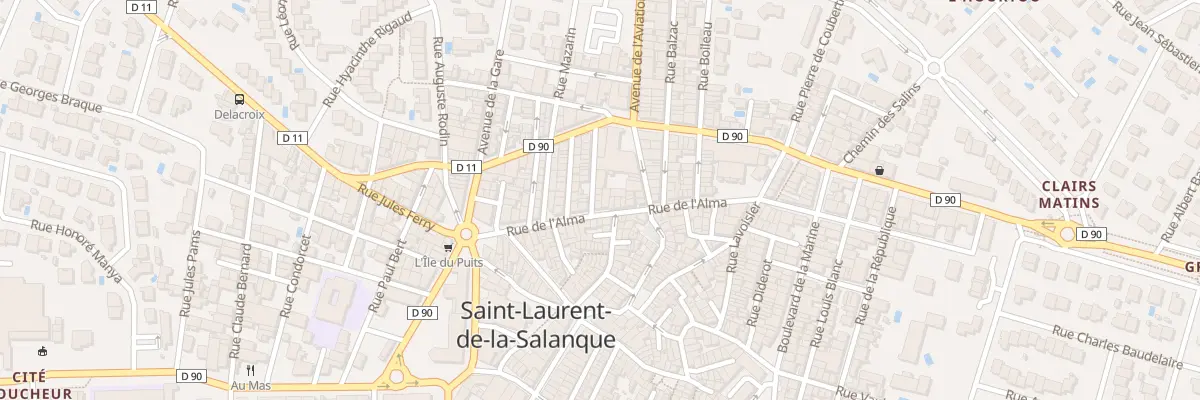 Plan du 4 Rue Paul Riquet à Saint-Laurent-de-la-Salanque