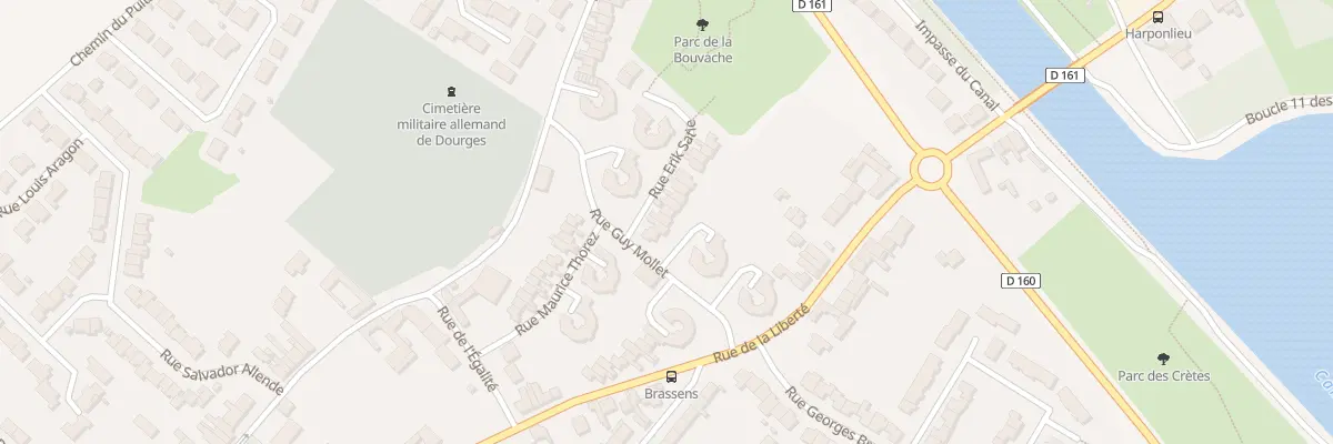 Plan du 6 Rue Erik Satie à Dourges