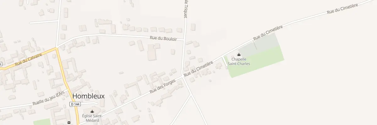 Plan du 2 Rue Sole Triquet à Hombleux