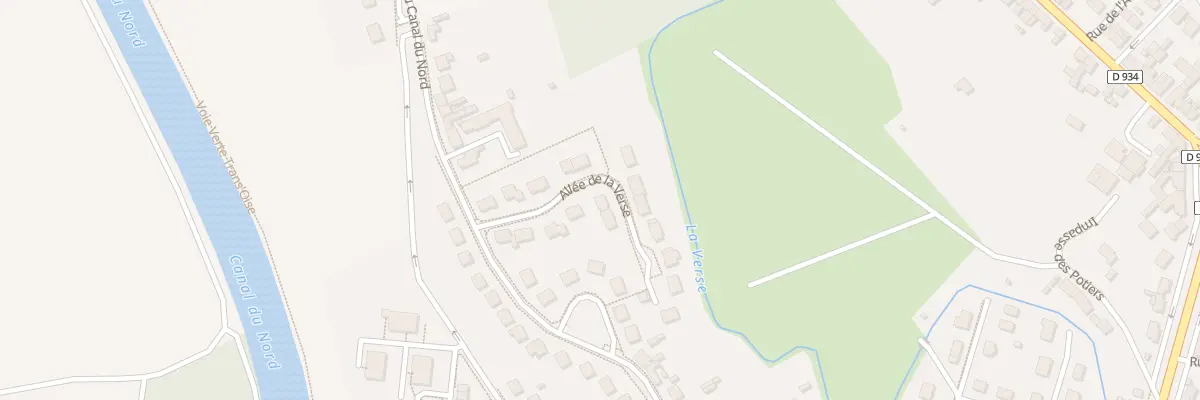 Plan du 124 All de la Verse à Noyon