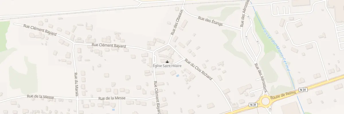 Plan du 2 Rue de la Procession à Trosly-Breuil