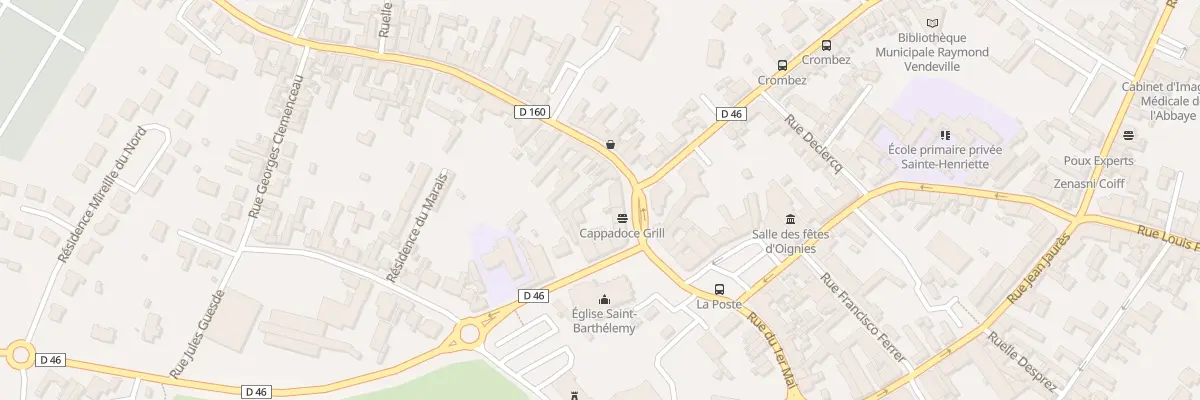 Plan du 7 Rue des 80 Fusillés à Oignies